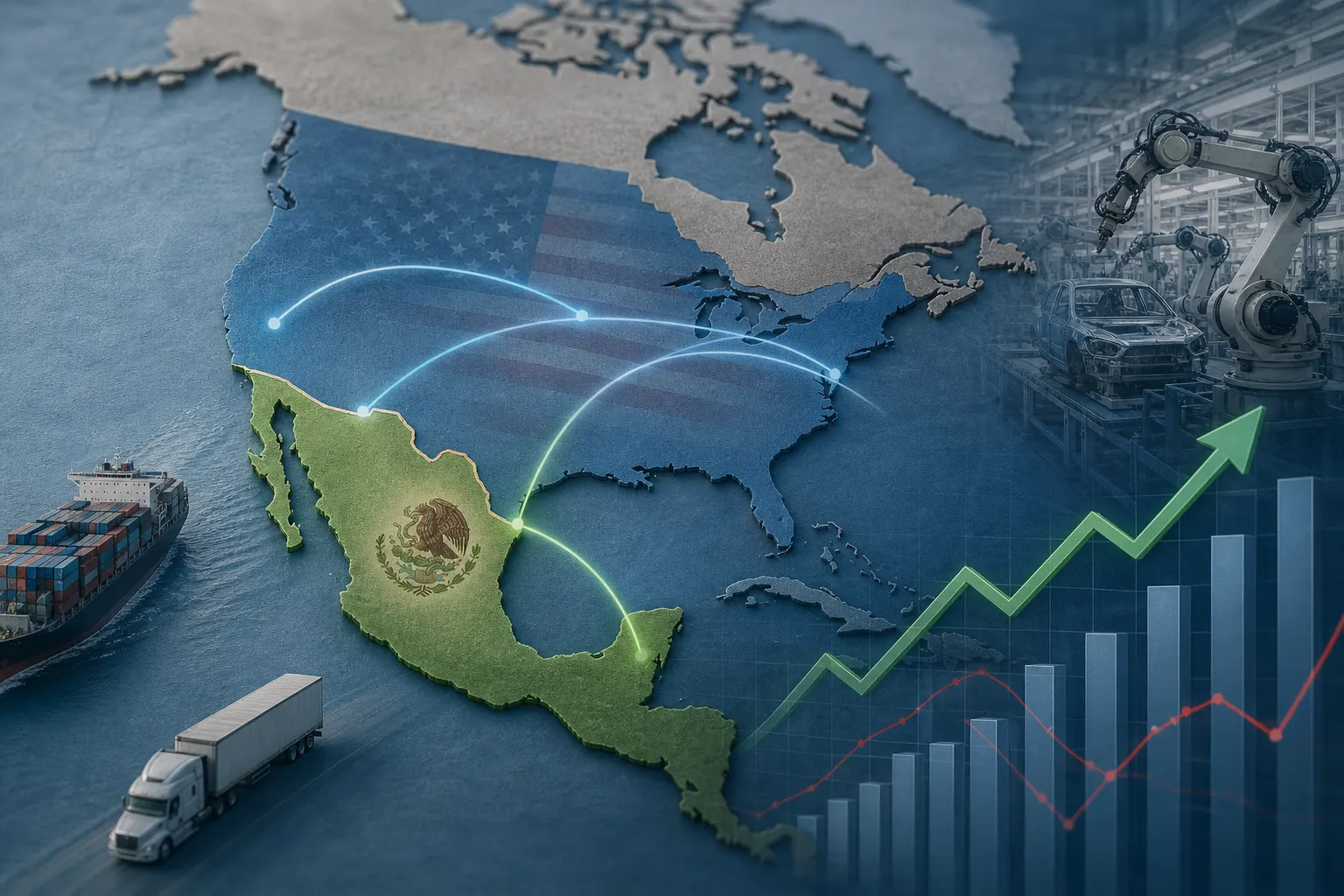 México y Estados Unidos muestran repuntes distintos en el tercer trimestre de 2026