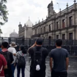 Centro Histórico de Guadalajara tras una protesta por la crisis del agua