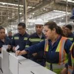 Consulta sindical de trabajadores de Volkswagen Puebla por el convenio salarial de 2026