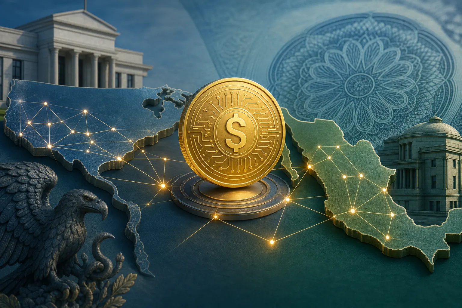 Stablecoins vinculadas al dólar conectan Estados Unidos y México en una red de pagos digitales