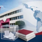 Sede del INE y documentos sobre la sucesión de la presidencia electoral