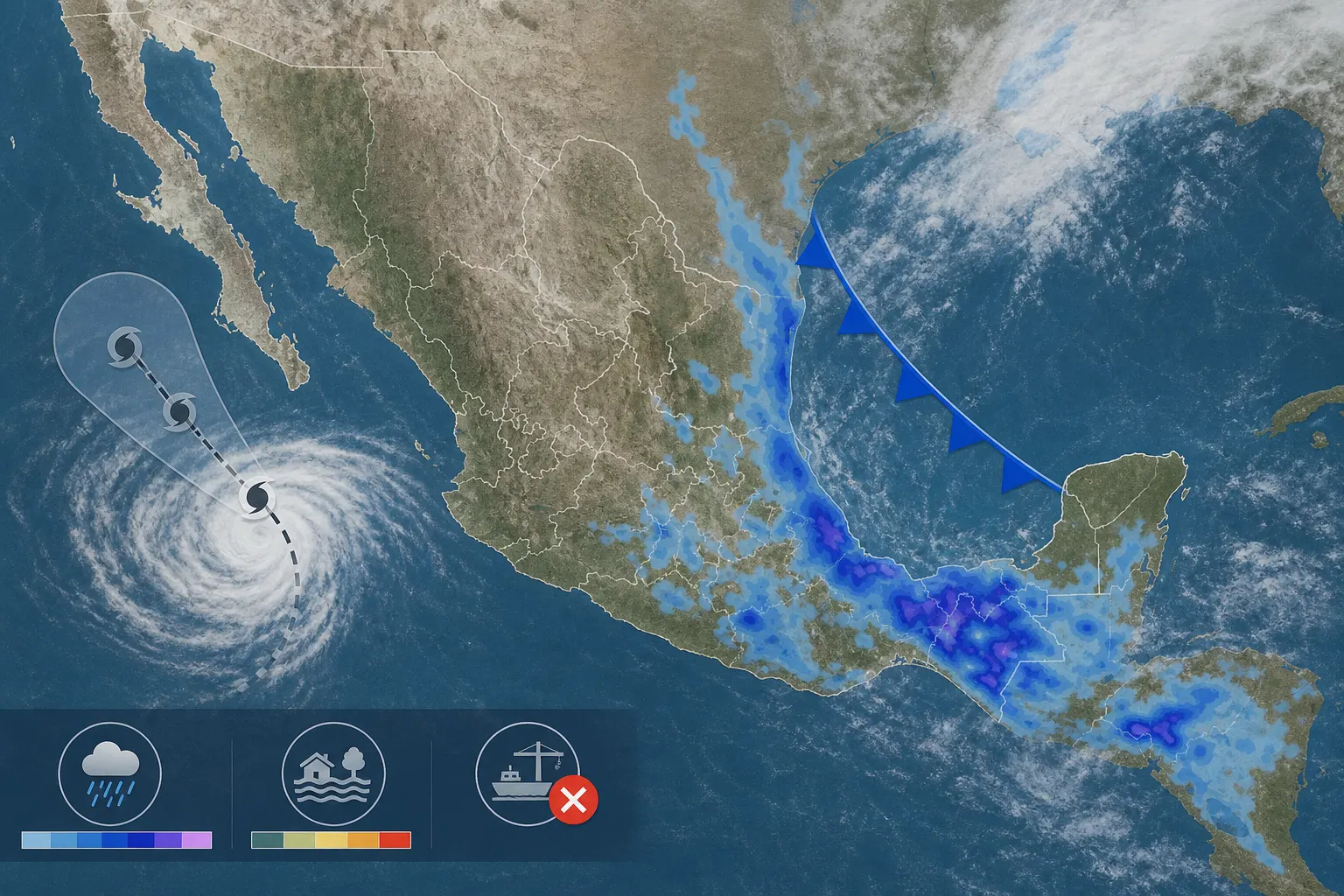 La ruta del agua importa: Trudy se aleja, pero México aún no cierra la emergencia